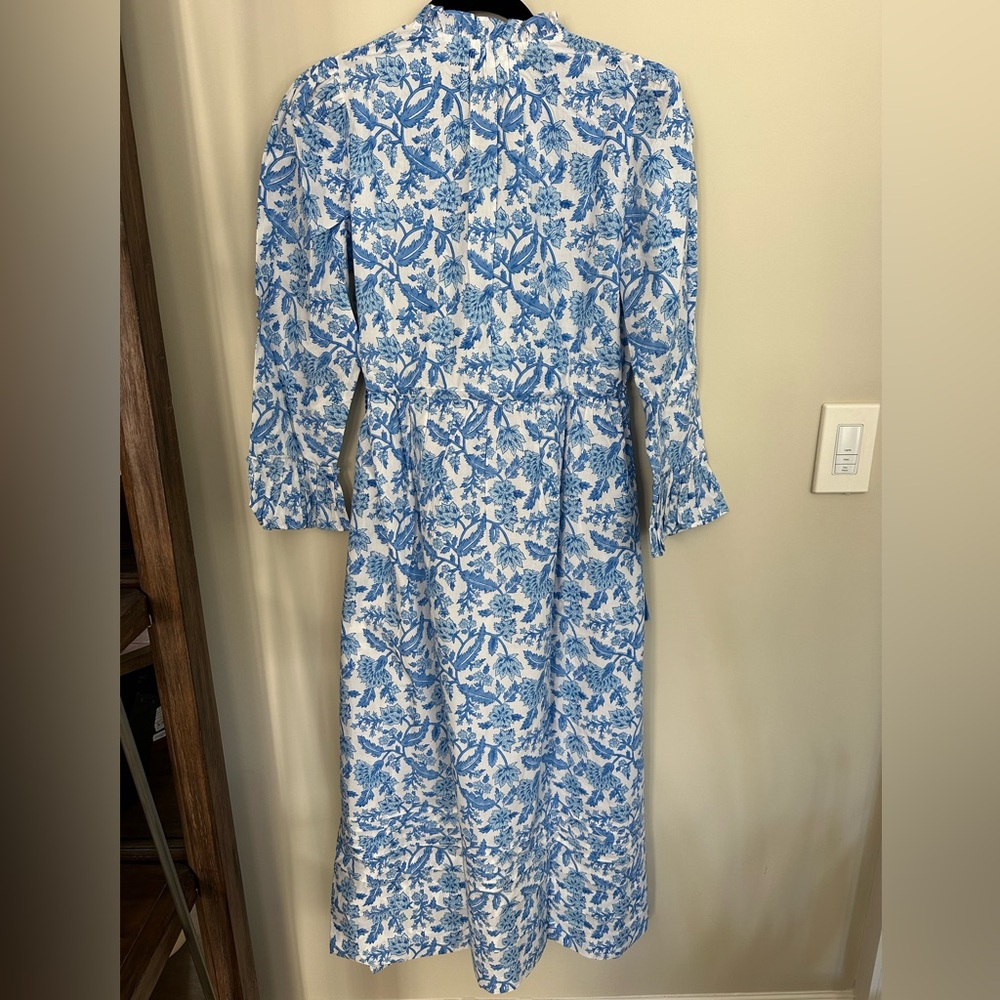 Tuckernuck x Pink City Prints Amelia dress. Ocean Jaal. S. NWT. - Picture 5 of 8